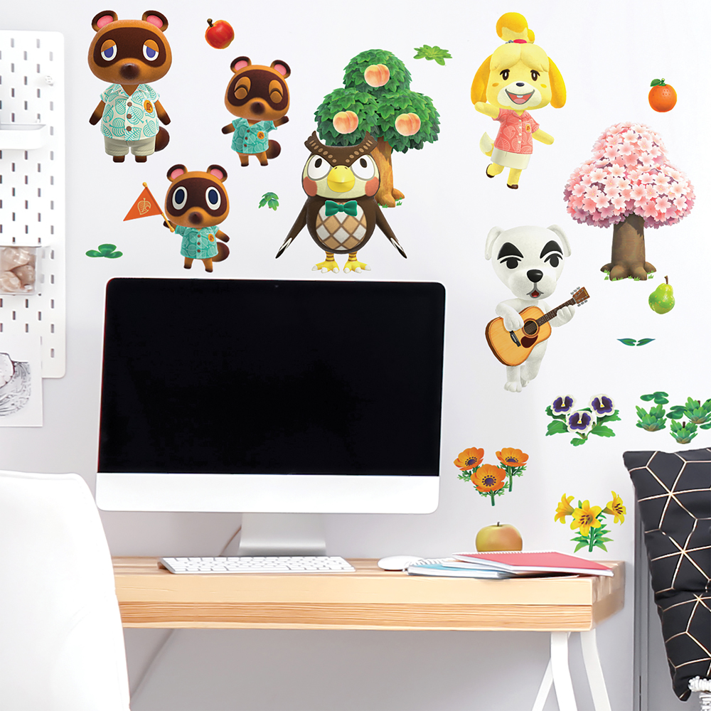RM - ANIMAL CROSSING PEEL AND STICK WALL DECALS RM - ANIMAL CROSSING PEEL AND STICK WALL DECALS