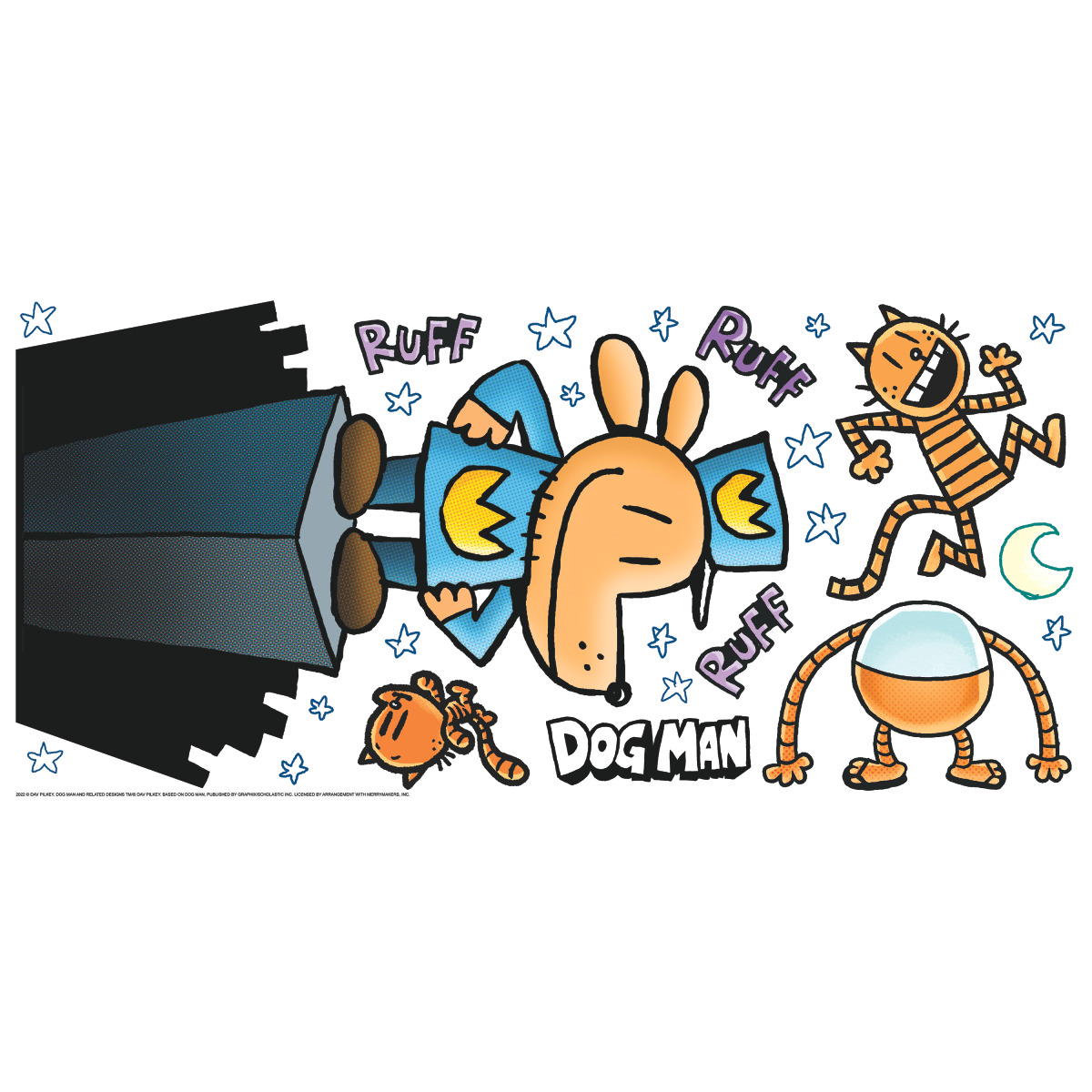 RM - Dogman Giant Peel & Stick Wall Decals
