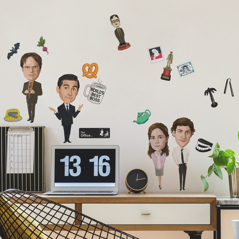 RM - THE OFFICE PEEL AND STICK WALL DECALS 