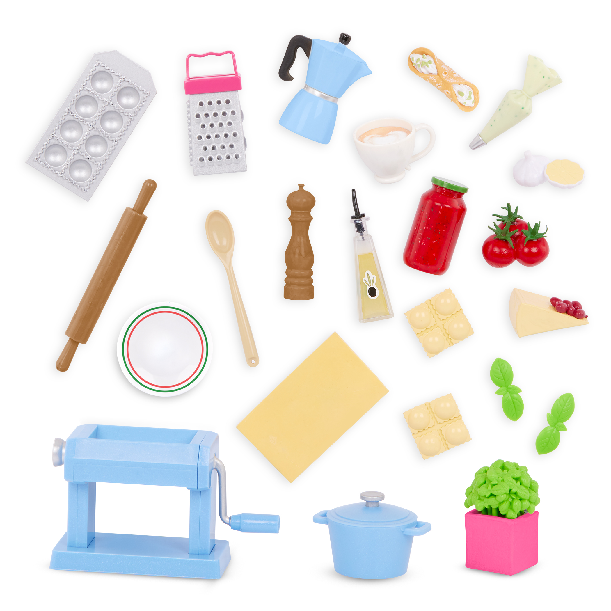 OG - Italian Food Set w/Cookbook - Pasta Party