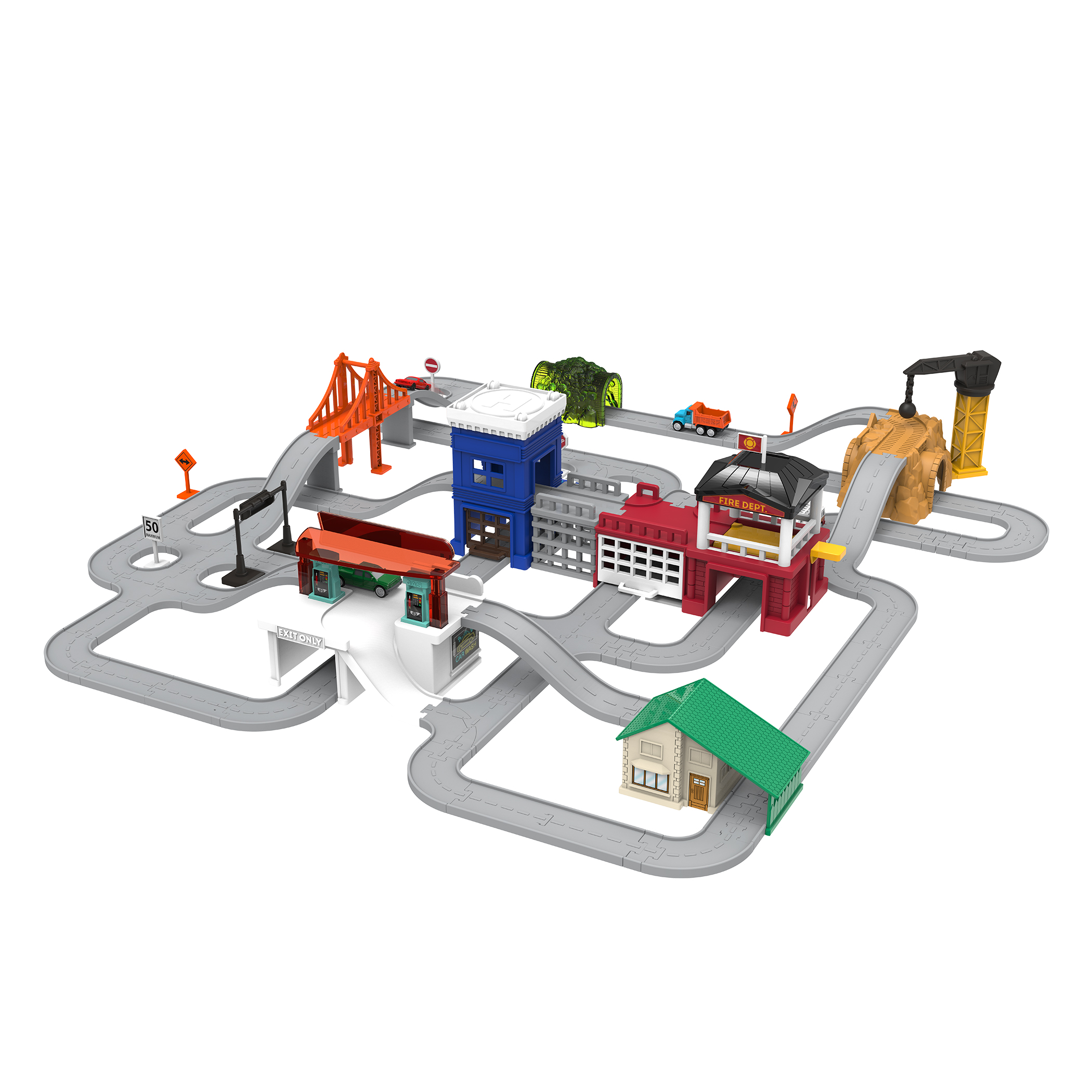 Driven - Pocket Build-A-City Spielset
