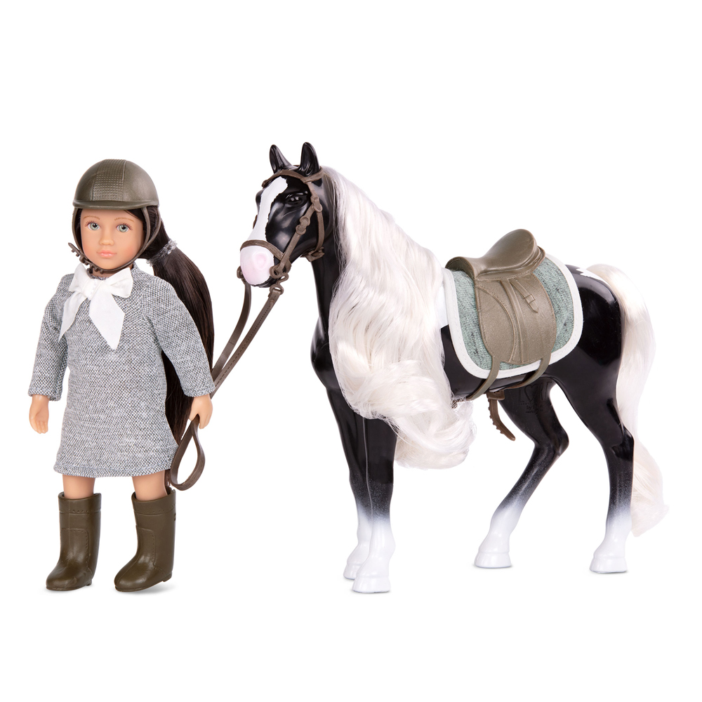 LORI Puppe Ansley & Pferd Arabel