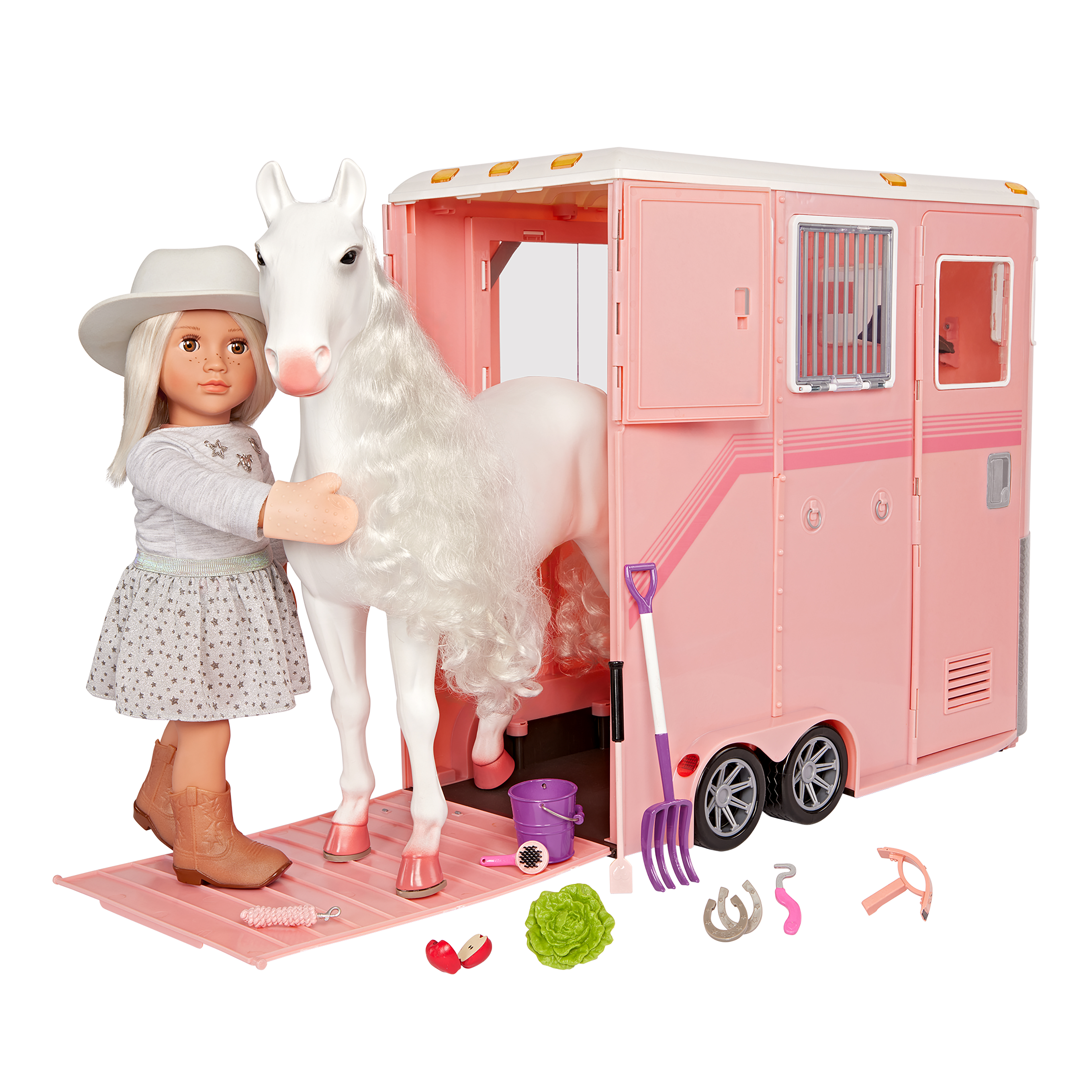 OG - Horse Trailer w/ accessories - Mane to Travel Horse Trailer Set