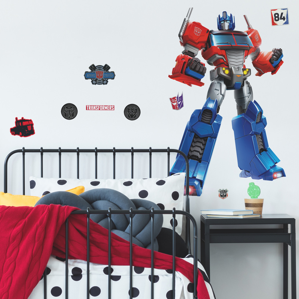 RM - CLASSIC OPTIMUS PRIME PEEL AND STICK GIANT WALL DECALS