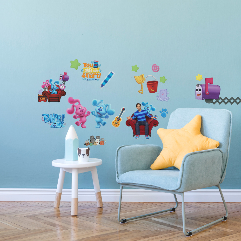 RM - BLUE'S CLUES PEEL AND STICK WALL DECALS