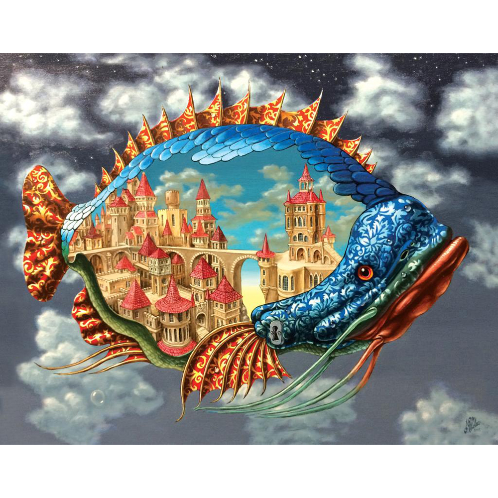 DaVICI Puzzle - Der Stadtfisch - MAXI