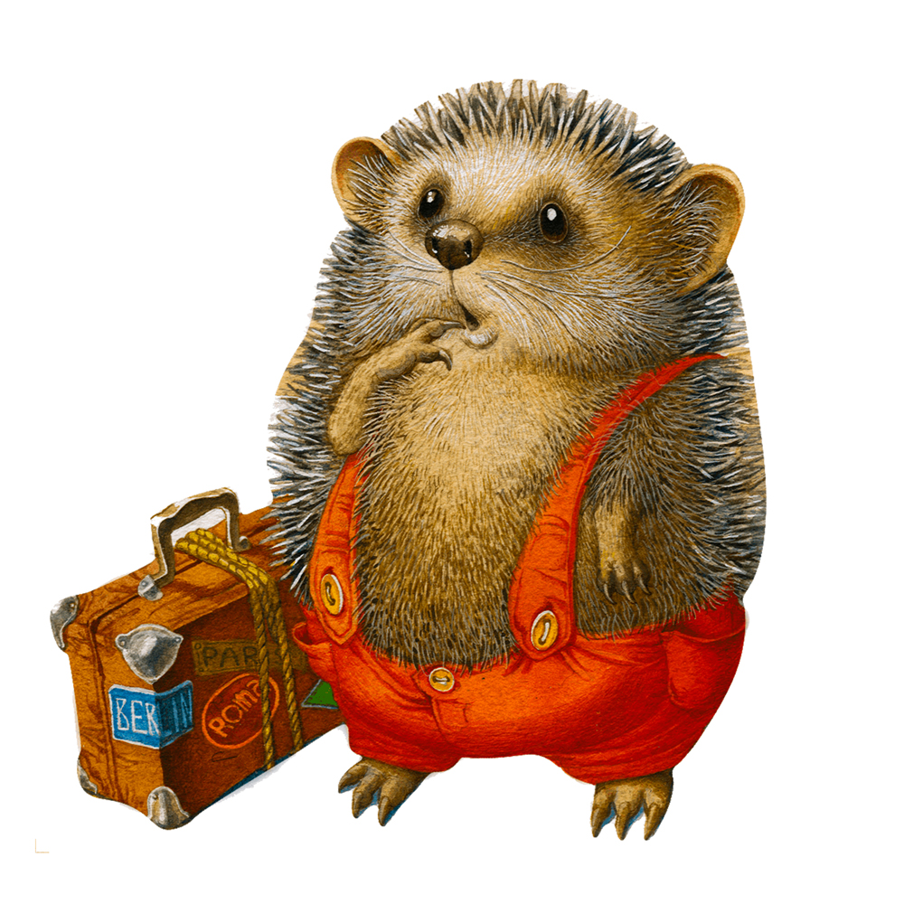 DaVICI Puzzle - Der reisende Igel