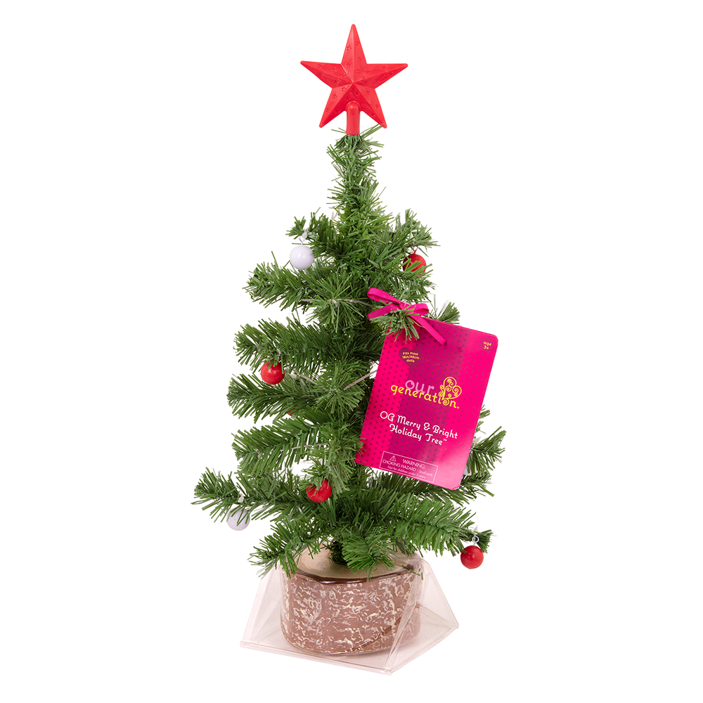 OG - Geschmückter Weihnachtsbaum mit Lichtern