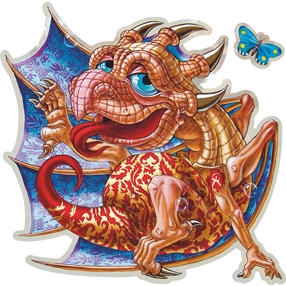 DaVICI Puzzle - Der Drache und der Schmetterling