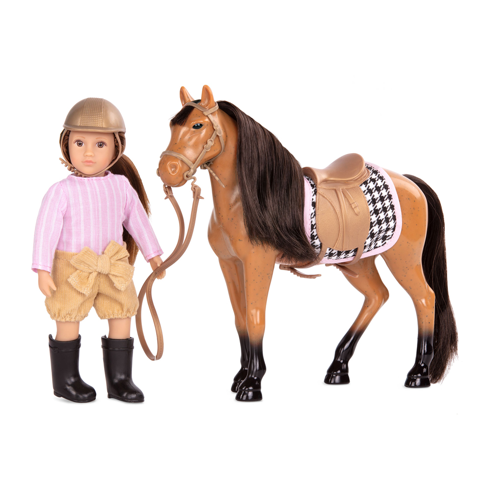 LORI Puppe Celia & Pferd Cinnamon