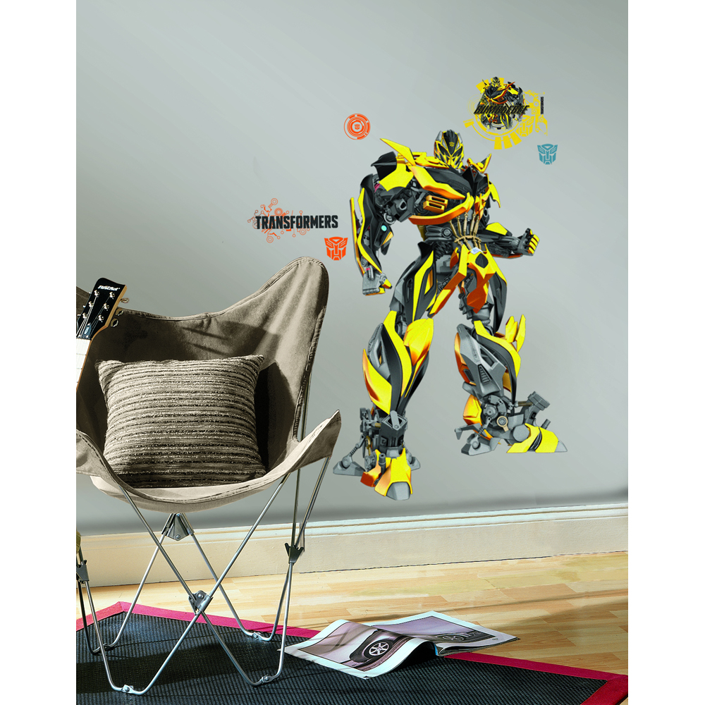 RM - TRANSFORMERS: AGE OF EXTINCTION BUMBLEBEE PEEL AND STICK GIANT WALL DECALS