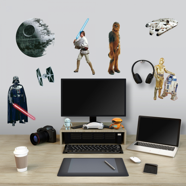 STAR WARS CLASSIC PEEL &amp; STICK WALL DECALS