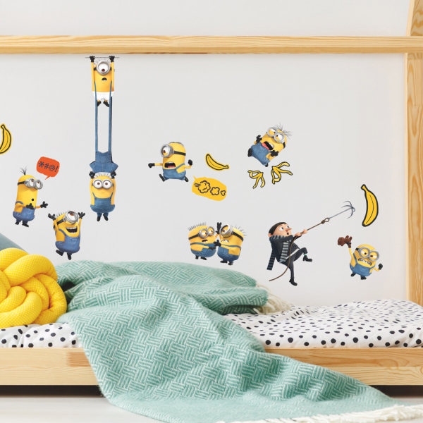 MINIONS: THE RISE OF GRU PEEL AND STICK WALL DECALS