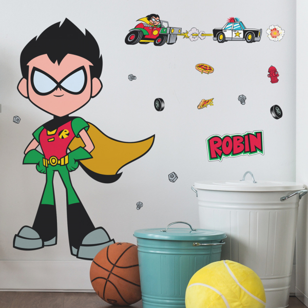 TEEN TITANS GO! ROBIN PEEL AND STICK GIANT WALL DECALS