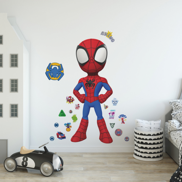 SPIDEY AND HIS AMAZING FRIENDS PEEL AND STICK GIANT WALL DECALS