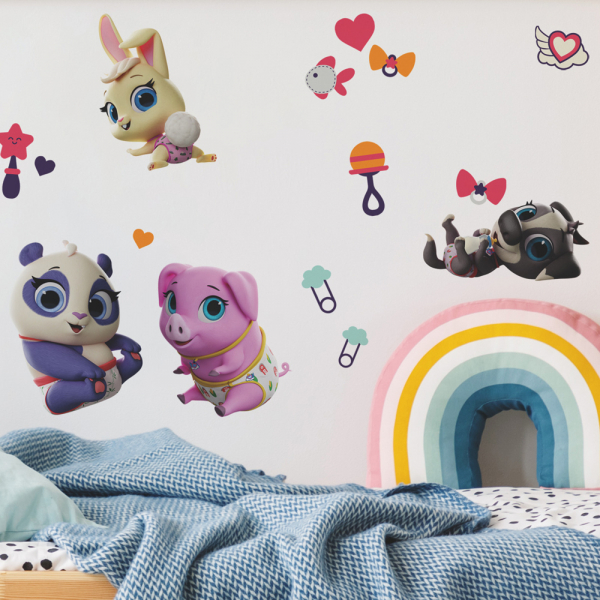 DISNEY JUNIOR T.O.T.S. PEEL AND STICK WALL DECALS