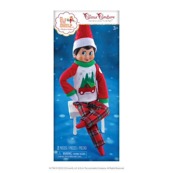 Elf Outfit - Weihnachtsbaum Pyjama