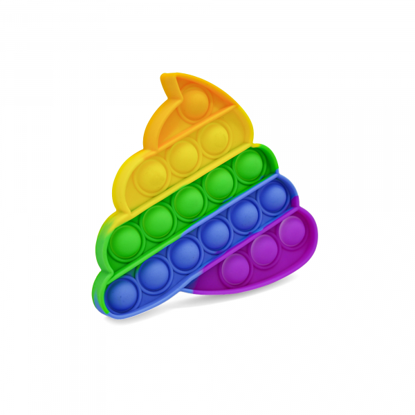 Bubble Fidget - Kackhaufen rainbow