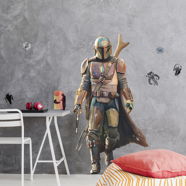 THE MANDALORIAN PEEL AND STICK GIANT WALL DECALS