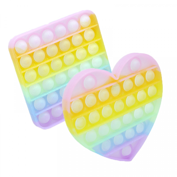 Bubble Fidget - Rainbow Glitter (sortiert)