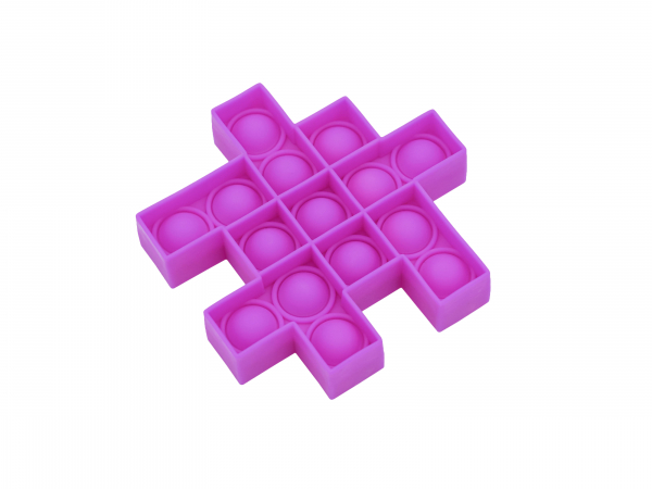 Bubble Fidget - Würfel Puzzleteil purple