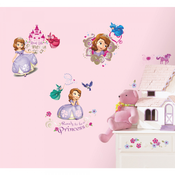 SOFIA THE FIRST PEEL AND STICK WALL DECALS