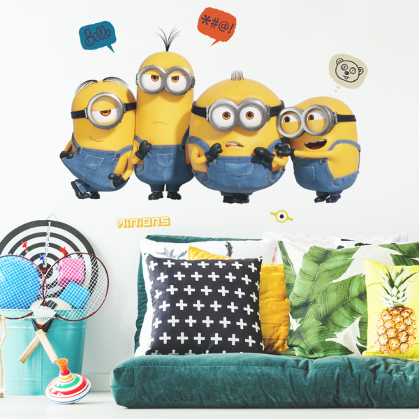 MINIONS: THE RISE OF GRU PEEL AND STICK GIANT WALL DECALS