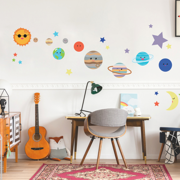 PLANET PEEL AND STICK WALL DECALS