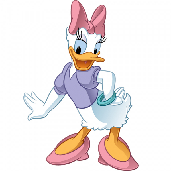 MICKEY &amp; FRIENDS - DAISY DUCK PEEL &amp; STICK GIANT WALL DECAL