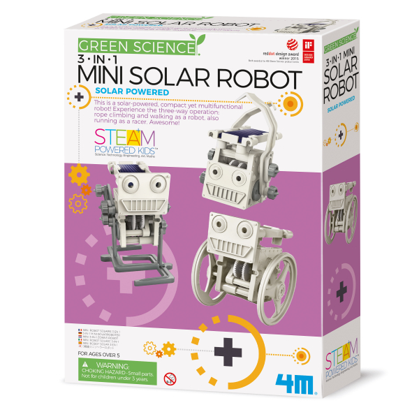 Mini Solar Roboter 3in1 - Green Science