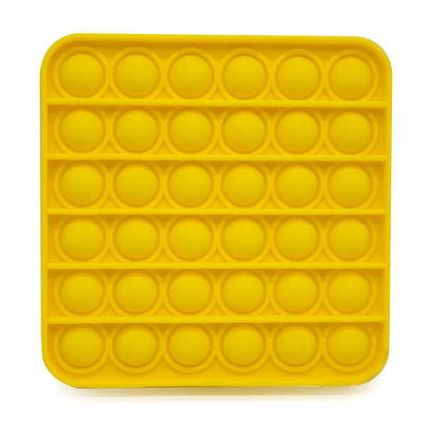 Bubble Fidget - Quadrat gelb
