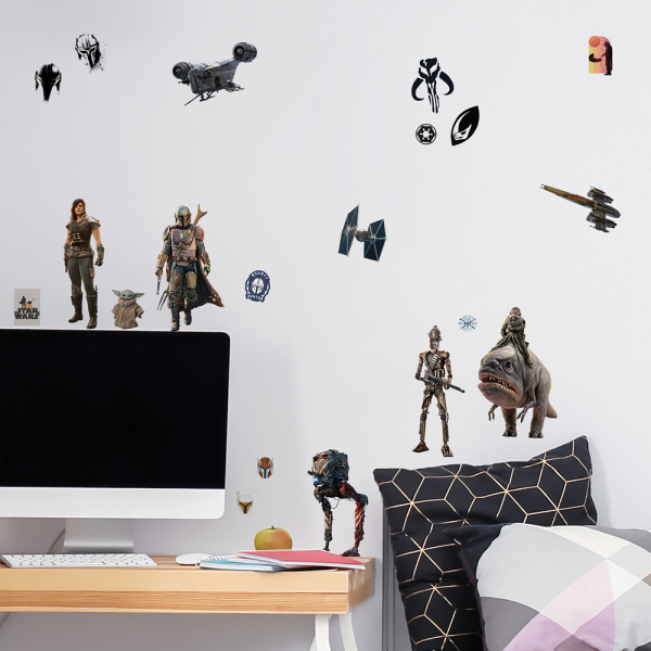 THE MANDALORIAN PEEL AND STICK WALL DECALS