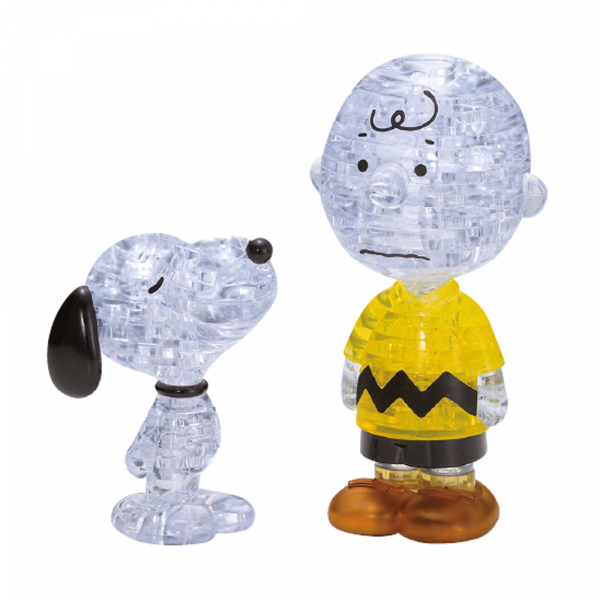 Crystal Puzzle - Snoopy &amp; Charlie Brown