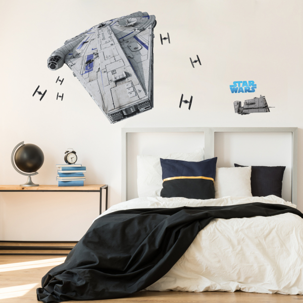 STAR WARS HAN SOLO MILLENNIUM FALCON GIANT WALL DECAL