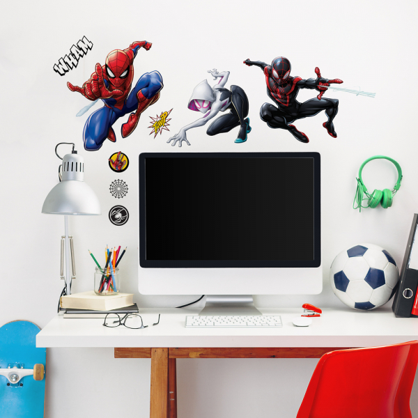 SPIDER-MAN MILES MORALES PEEL AND STICK WALL DECALS