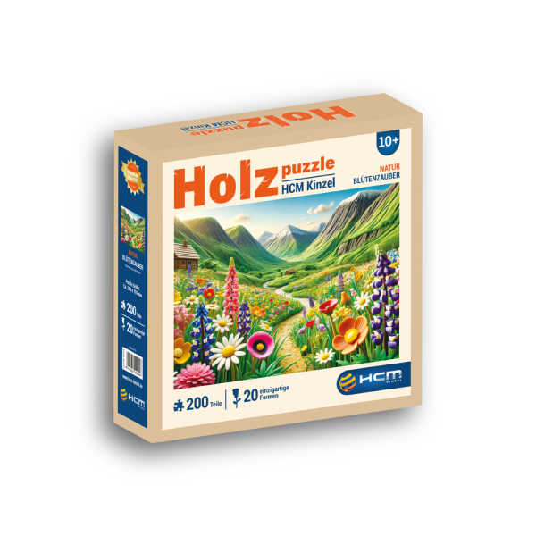 Holzpuzzle - Blütenzauber 200 Teile