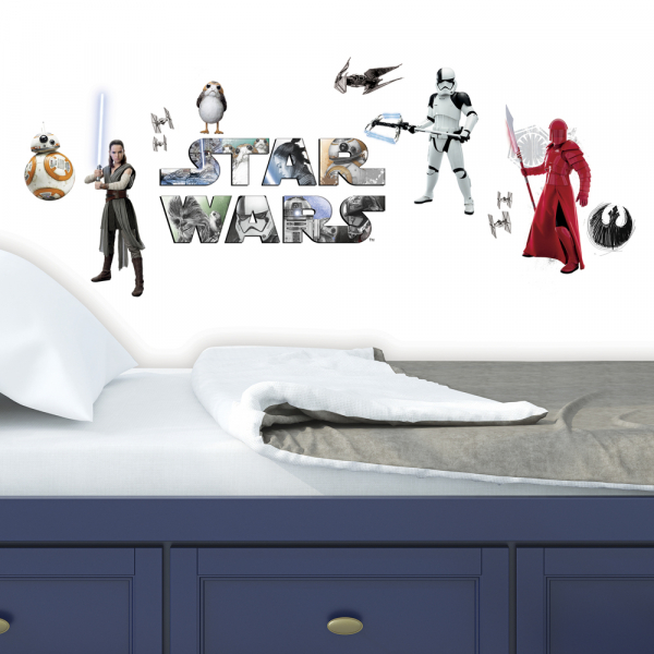 STAR WARS VIII PEEL AND STICK WALL DECALS