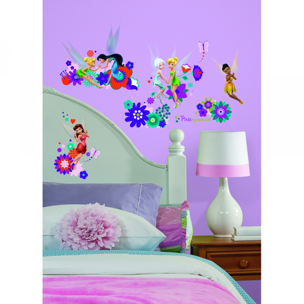 DISNEY FAIRIES - BEST FAIRY FRIENDS PEEL AND STICK WALL DECALS