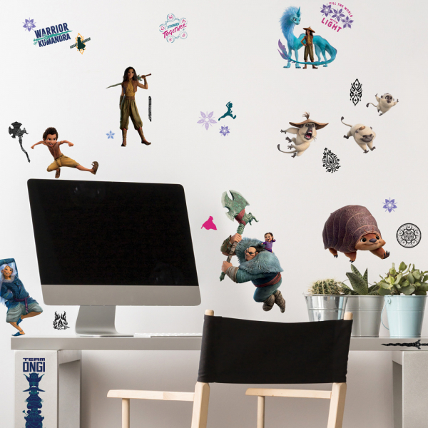 RAYA AND THE LAST DRAGON PEEL AND STICK WALL DECALS